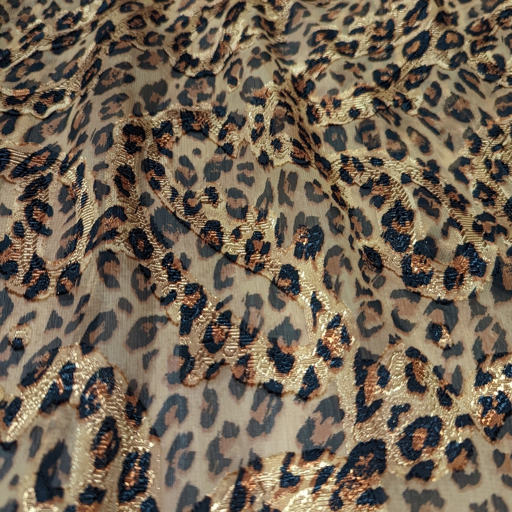 Delicates Vintage Leopard Pattern Robe - Picture 9 of 9